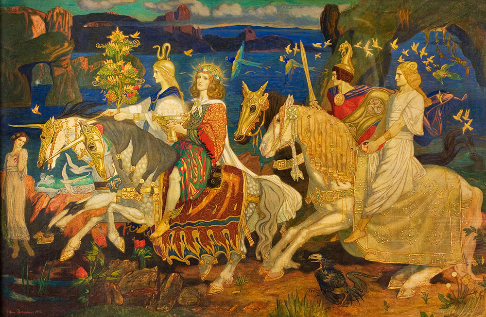  The Riders of the Sidhe John Duncan 1911 McManus Galleries Dundee