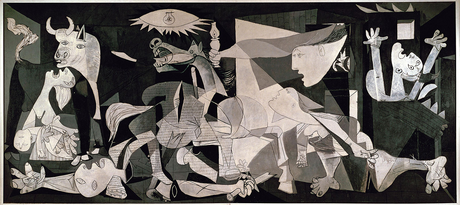 Guernica canvas Pablo Picasso Madrid Museo Nacional 1937