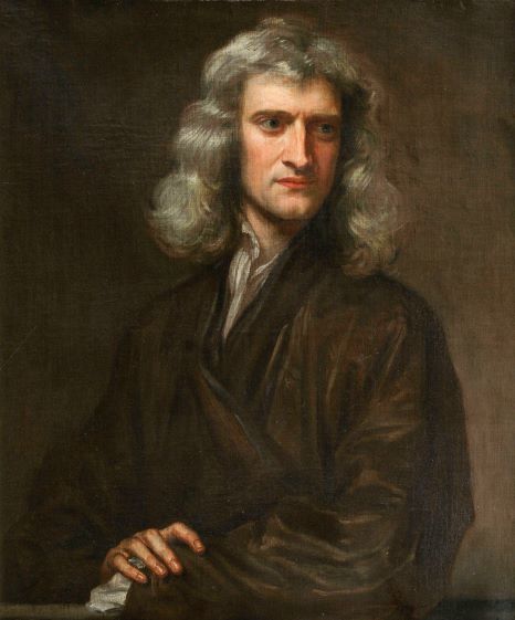 Science 3 Portrait of Sir Isaac Newton 1689web res