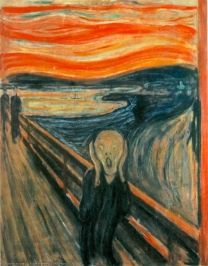 Art enters the age of imperialism: The Scream, by Edvard Munch