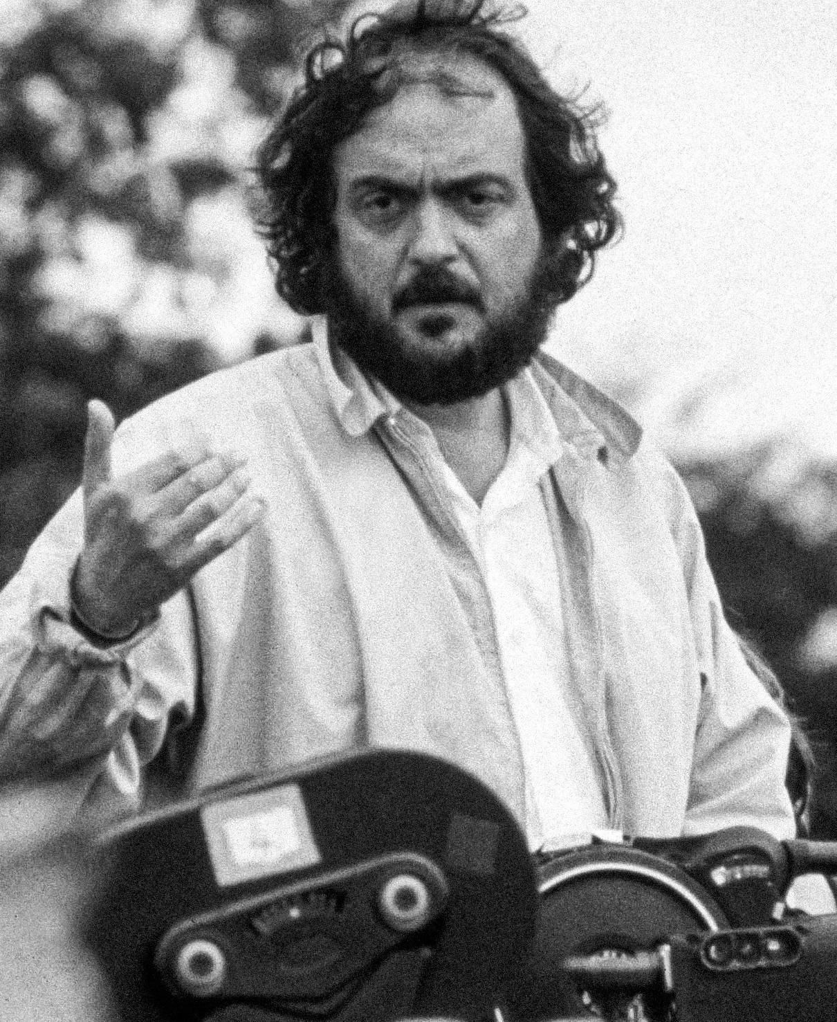 Stanley Kubrick on the set of the 1975 film Barry Lyndonjpg